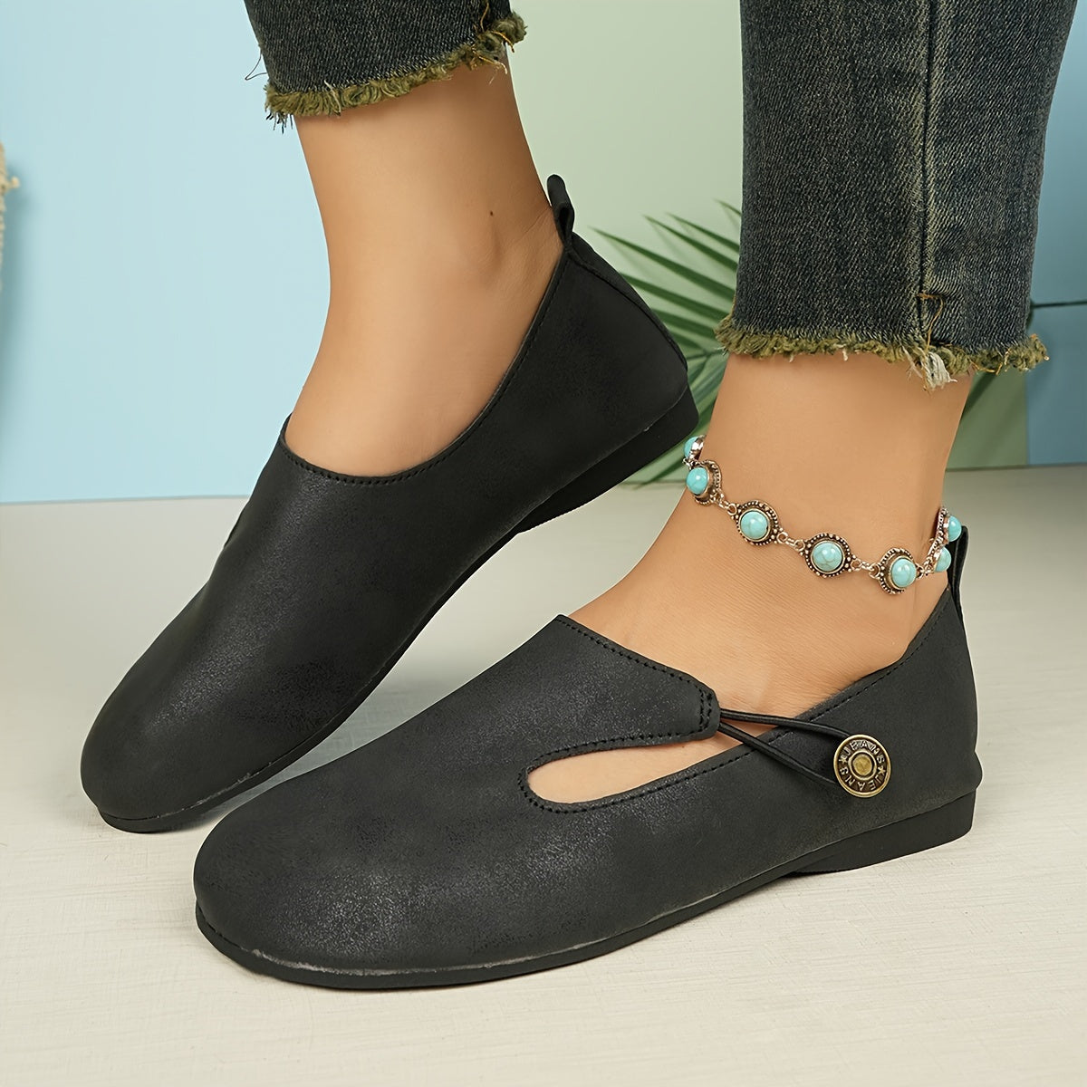 Hazel | Retro Rutschfeste Orthopädische Slipper