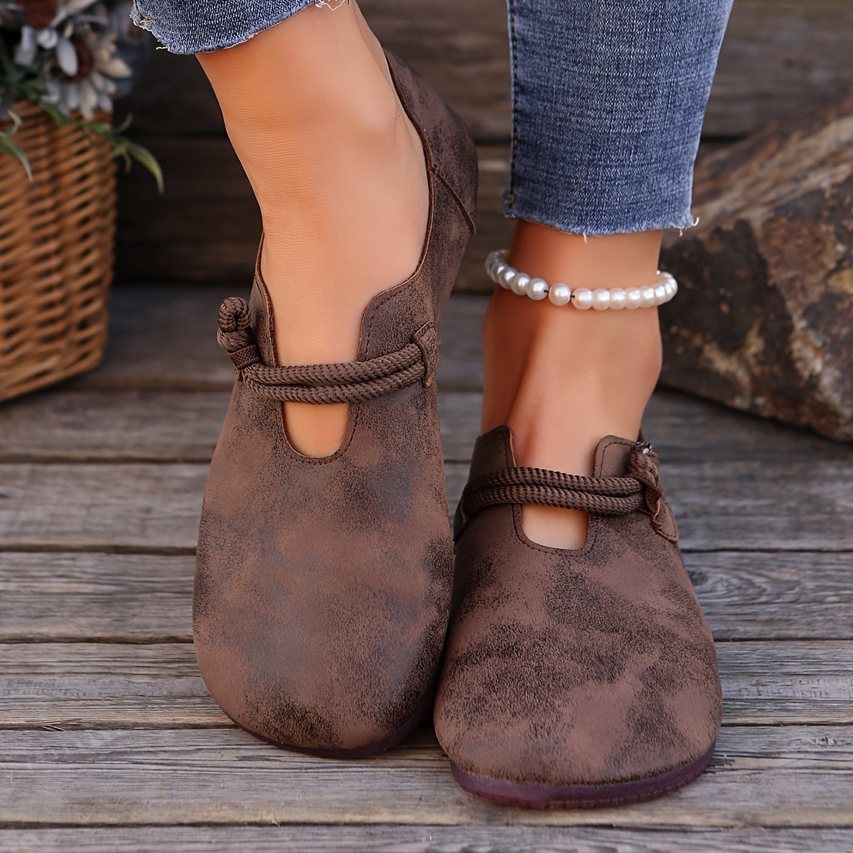 Pamela | Retro-Stil Slipper Orthopädische Loafers
