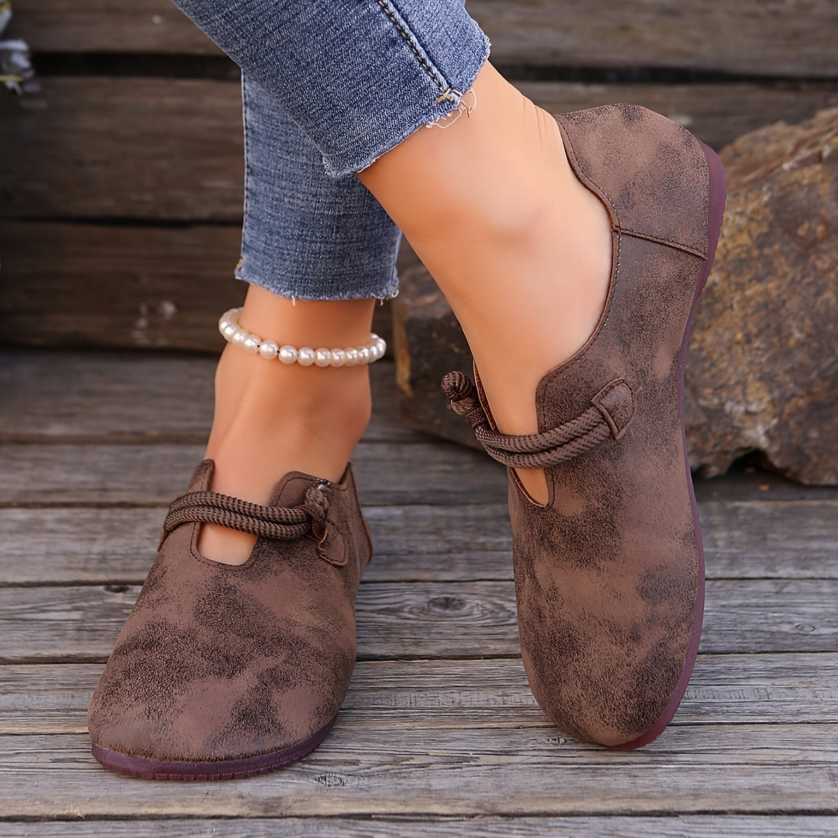 Pamela | Retro-Stil Slipper Orthopädische Loafers