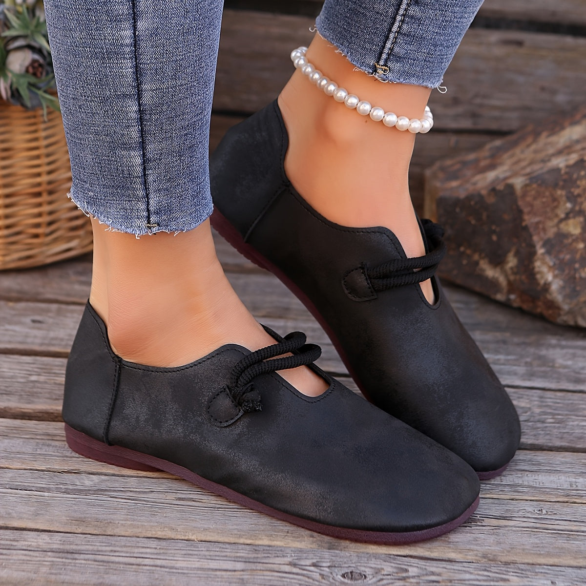 Pamela | Retro-Stil Slipper Orthopädische Loafers