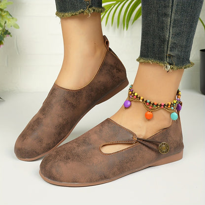 Hazel | Retro Rutschfeste Orthopädische Slipper