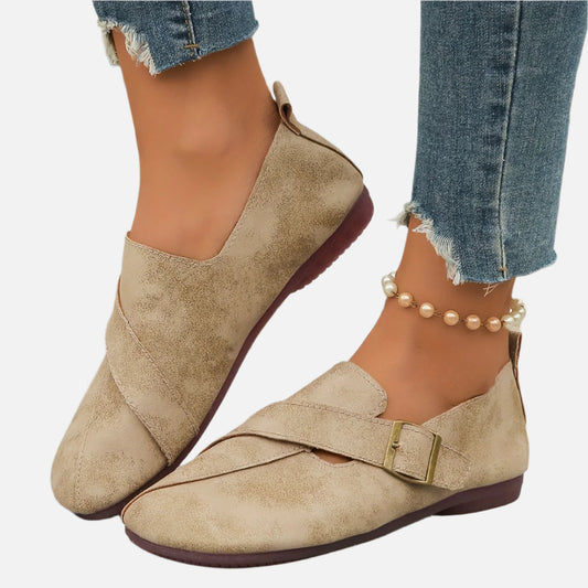 Elowyn | Retro-Slip-On-Orthopädische Schuhe