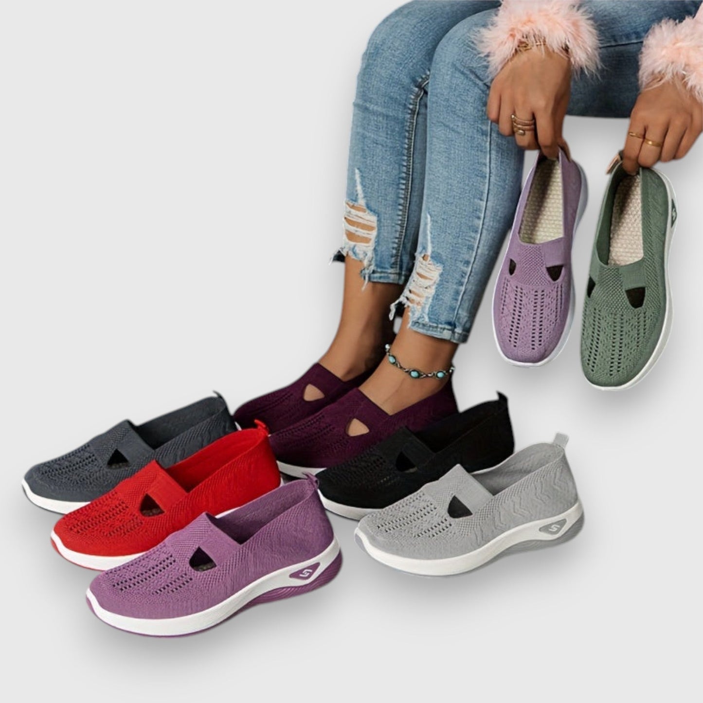 Greta – Orthopädischer Slip-On Sneaker