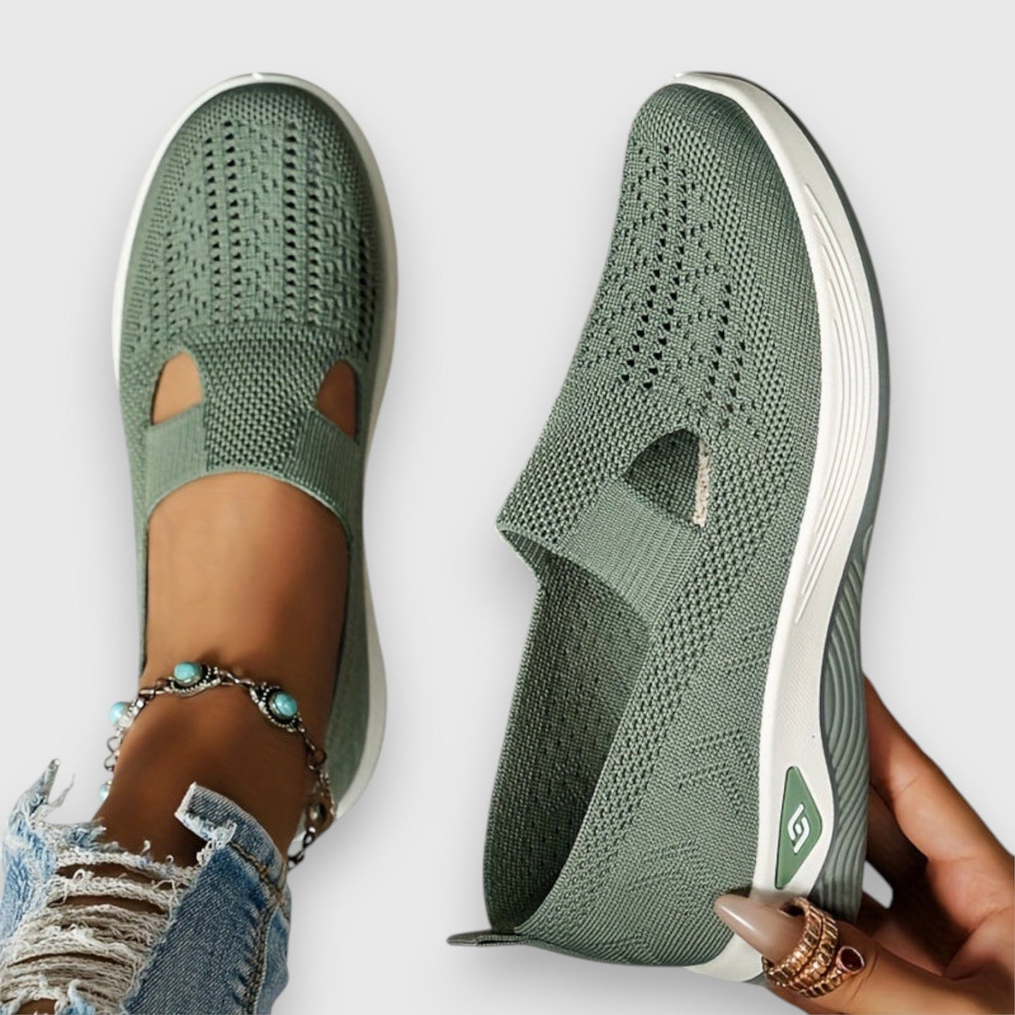Greta – Orthopädischer Slip-On Sneaker