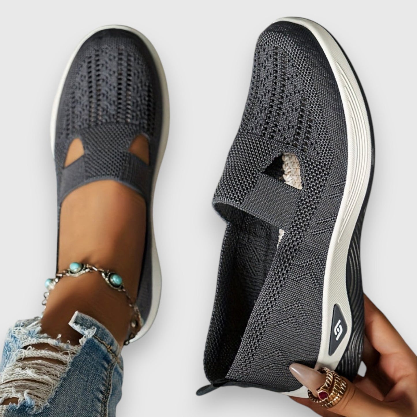 Greta – Orthopädischer Slip-On Sneaker