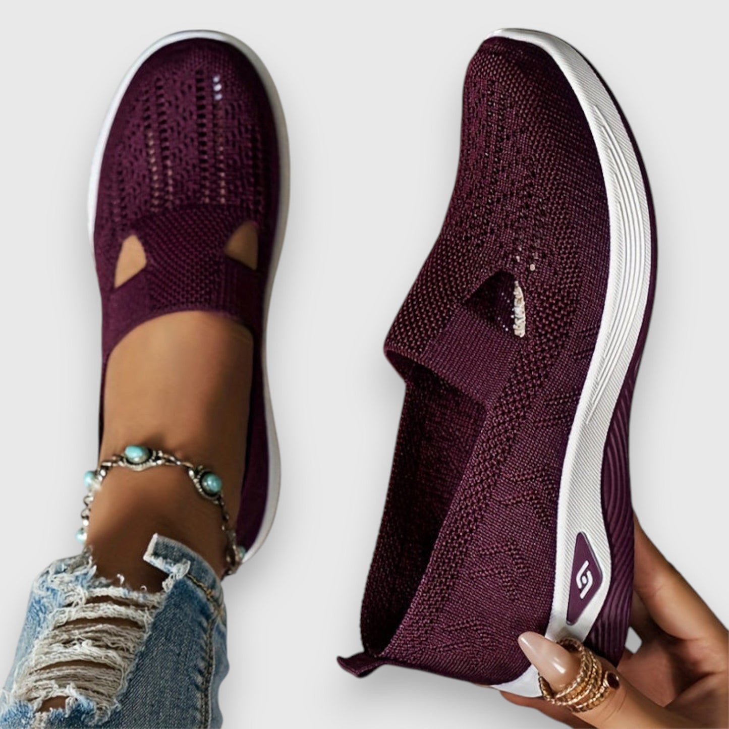 Greta – Orthopädischer Slip-On Sneaker