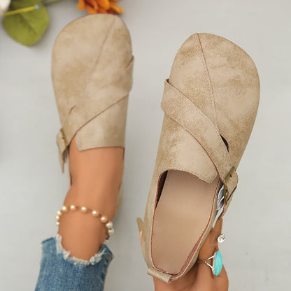 Elowyn | Retro-Slip-On-Orthopädische Schuhe