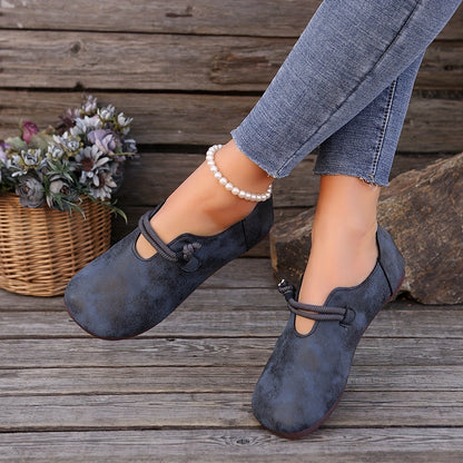 Pamela | Retro-Stil Slipper Orthopädische Loafers